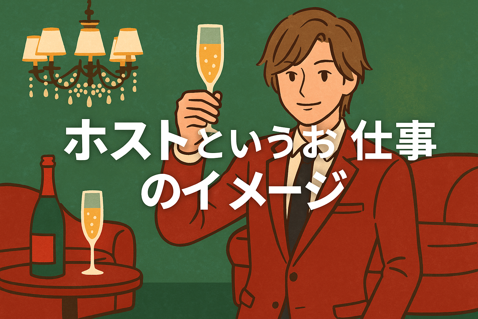 ホストというお仕事のイメージ