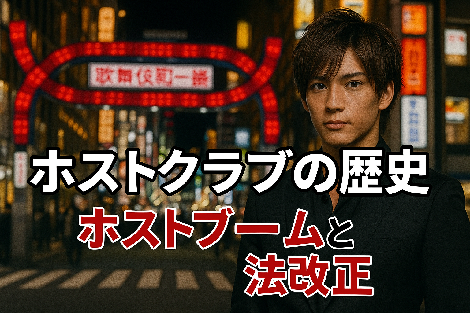 ホストクラブの歴史ホストブームと法改正