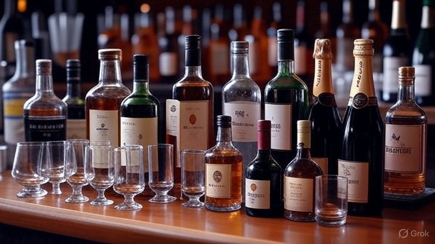 色々な種類のお酒