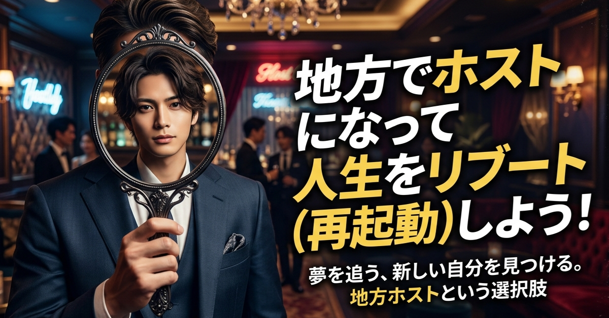 地方でホストになって人生をリブート（再起動）しよう！
